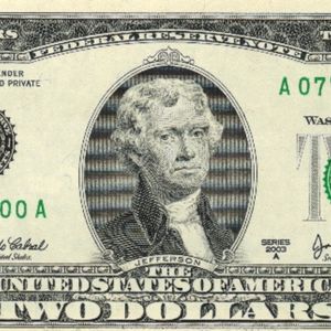 2 dollar bill